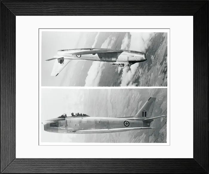 Framed Print : A F-86 Sabre Jet in Flight Framed Print : A F-86 Sabre Jet in Flight