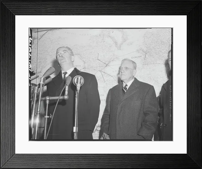 Framed Print : Anthony Eden Making a Statement at a Conference Framed Print : Anthony Eden Making a Statement at a Conference
