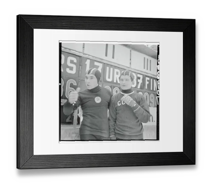 Framed Print : Speed Skaters Winners Posing in Olympic Attire Framed Print : Speed Skaters Winners Posing in Olympic Attire