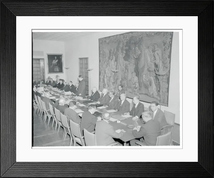Framed Print : Franz Josef Strauss Addressing Atomic Energy Commission Framed Print : Franz Josef Strauss Addressing Atomic Energy Commission