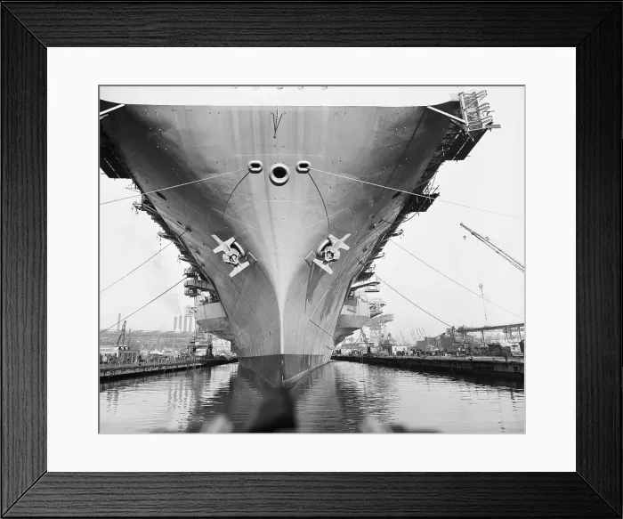 Framed Print : Bow of the USS Saratoga warship Framed Print : Bow of the USS Saratoga warship