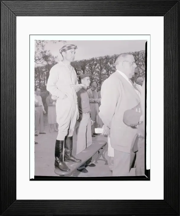 Framed Print : Ted Atkinson Watching an Auction Framed Print : Ted Atkinson Watching an Auction