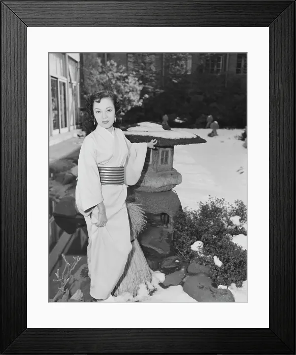 Framed Print : Portrait of Shirley Yamaguchi Framed Print : Portrait of Shirley Yamaguchi