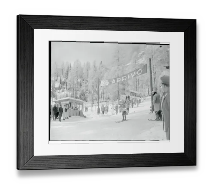 Framed Print : Madeleine Berthod Skiing Framed Print : Madeleine Berthod Skiing