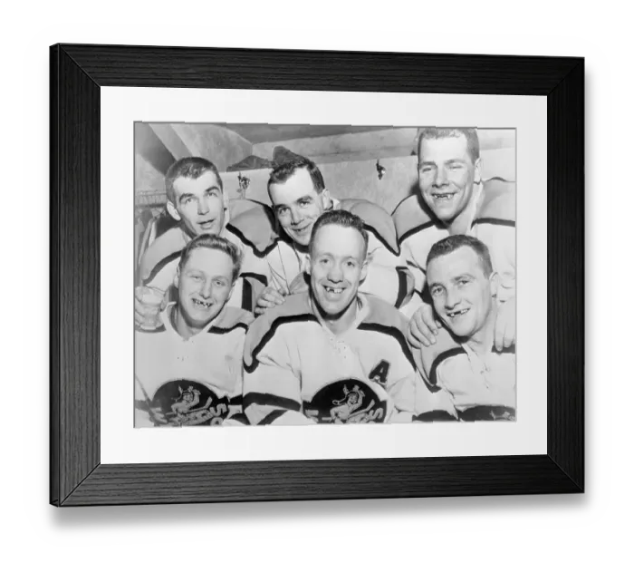 Framed Print : Portrait of Winnipeg Warrior Teammates Framed Print : Portrait of Winnipeg Warrior Teammates