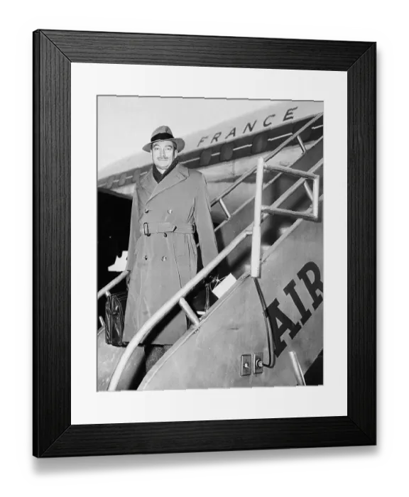 Framed Print : Portrait of MacKinlay Kantor Framed Print : Portrait of MacKinlay Kantor