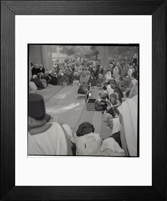 Framed Print : View of funeral for Hadj Thami, Pacha of Marrakech Framed Print : View of funeral for Hadj Thami, Pacha of Marrakech