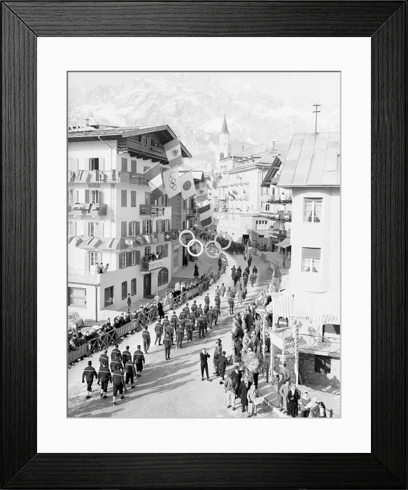 Framed Print : Winter Olympic Parade Framed Print : Winter Olympic Parade