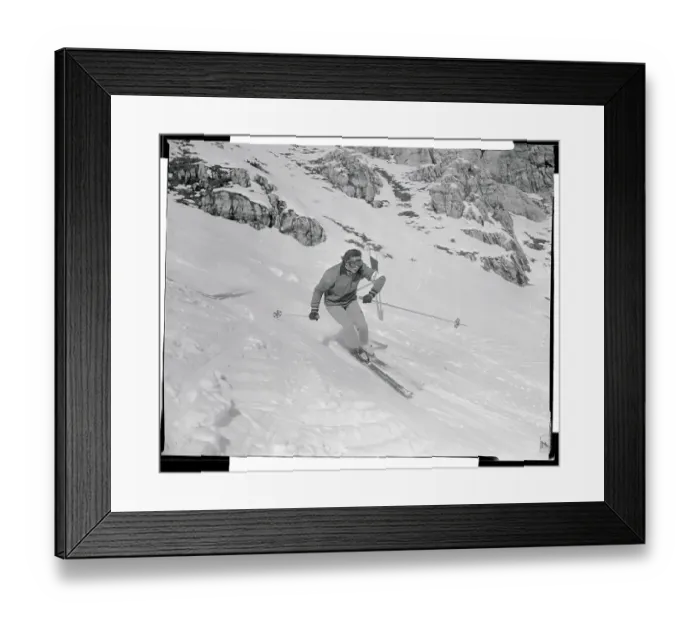 Framed Print : Evgeniya Sidorova Skiing Framed Print : Evgeniya Sidorova Skiing