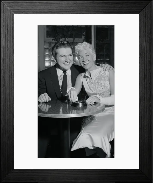 Framed Print : Liberace and Betty Reilly Framed Print : Liberace and Betty Reilly