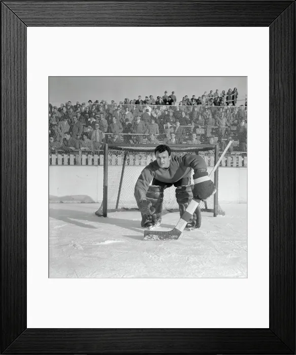 Framed Print : Canadian Olympic Goalie Denis Brodeur Framed Print : Canadian Olympic Goalie Denis Brodeur