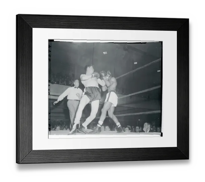 Framed Print : Jerry Luedee and Rory Calhoun Boxing Framed Print : Jerry Luedee and Rory Calhoun Boxing