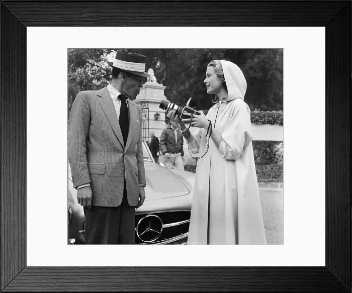 Framed Print : Grace Kelly Photographing Frank Sinatra Framed Print : Grace Kelly Photographing Frank Sinatra