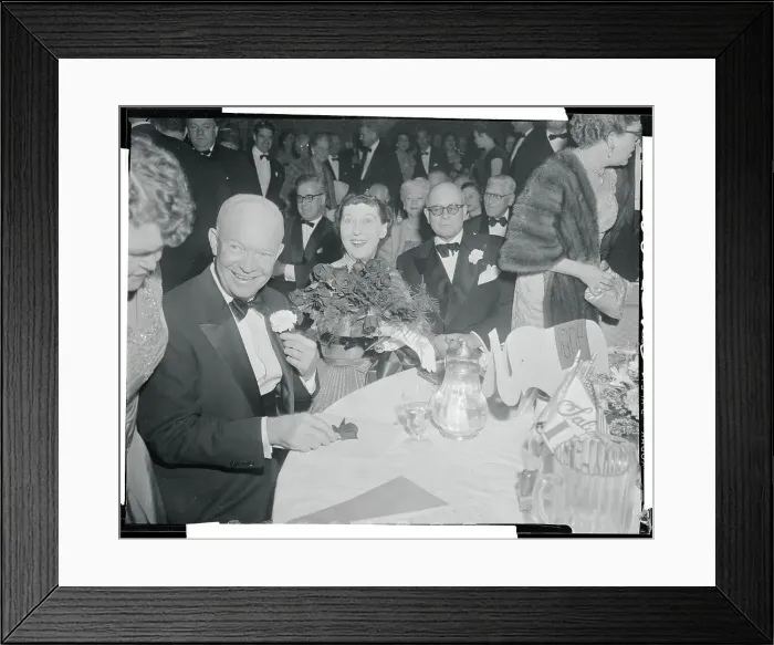 Framed Print : Portrait of Dwight and Mamie Eisenhower Framed Print : Portrait of Dwight and Mamie Eisenhower