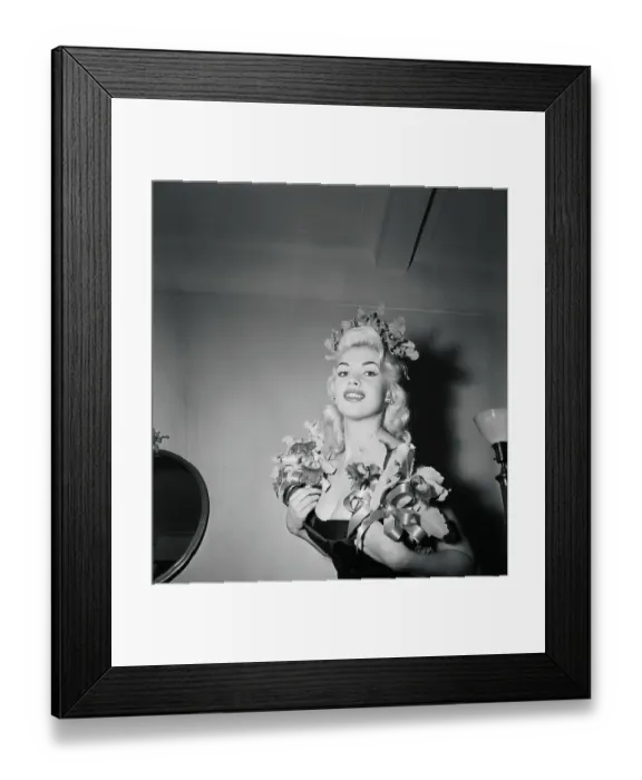 Framed Print : Portrait of Jayne Mansfield Framed Print : Portrait of Jayne Mansfield