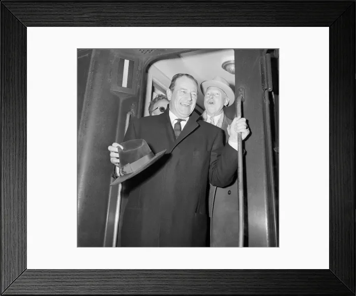 Framed Print : John Wayne Arriving In Paris