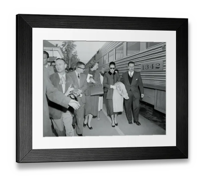 Framed Print : Grace Kelly and Studio Agents Framed Print : Grace Kelly and Studio Agents