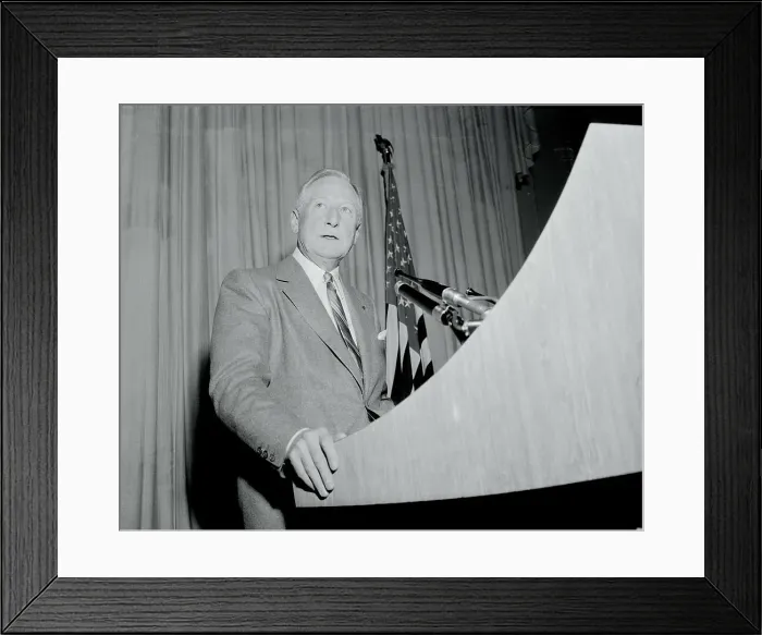Framed Print : Harlow H. Curtice Speaking at Luncheon Framed Print : Harlow H. Curtice Speaking at Luncheon