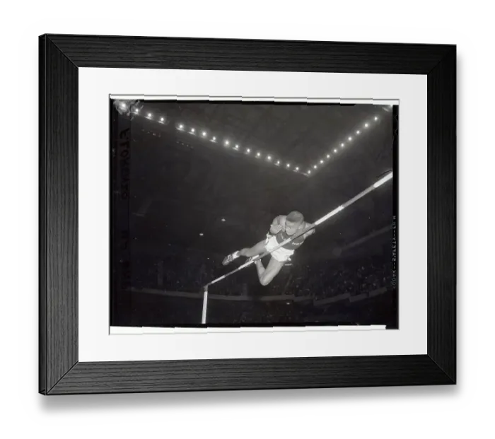 Framed Print : Phil Reavis In High Jump Framed Print : Phil Reavis In High Jump