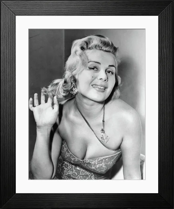 Framed Print : Portrait of Gloria Pall Framed Print : Portrait of Gloria Pall