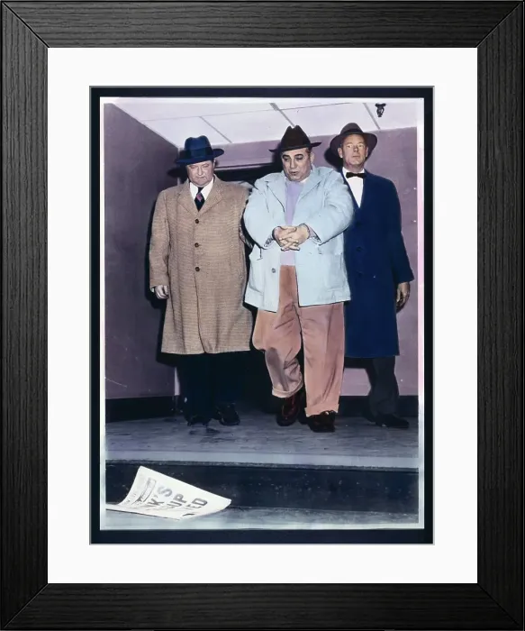 Framed Print : Anthony Pino Standing with FBI Framed Print : Anthony Pino Standing with FBI