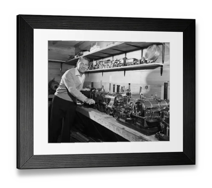 Framed Print : Composer David Rose Framed Print : Composer David Rose