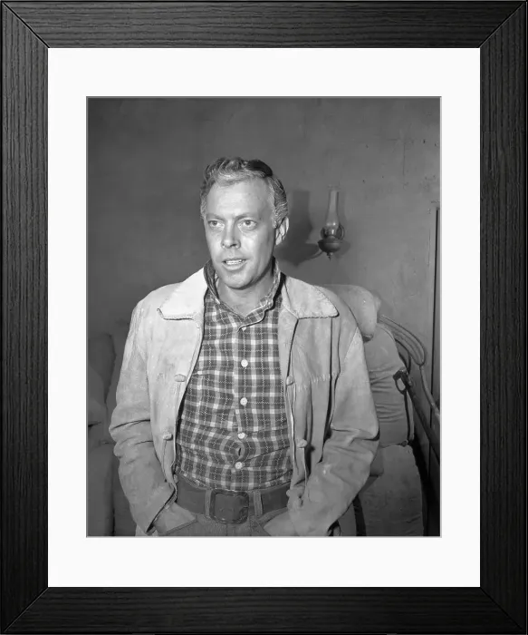 Framed Print : Portrait of Dick Haymes Framed Print : Portrait of Dick Haymes