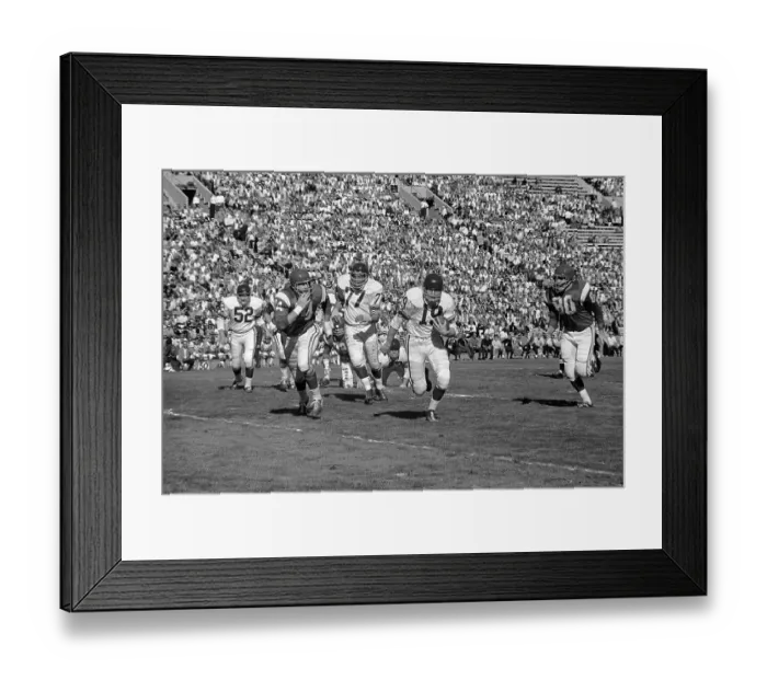 Framed Print : John Unitas in the All-Star Pro-Bowl Game Framed Print : John Unitas in the All-Star Pro-Bowl Game