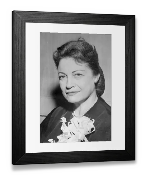 Framed Print : Birdie Amsterdam Wearing a Corsage Framed Print : Birdie Amsterdam Wearing a Corsage