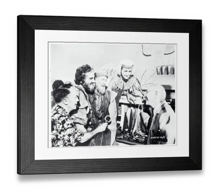 Framed Print : View of Cast Members of The Ten Commandments Framed Print : View of Cast Members of The Ten Commandments