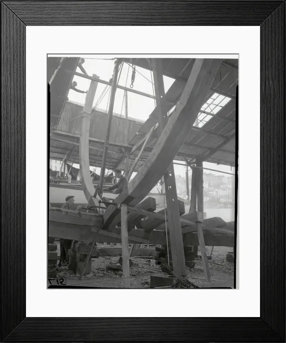Framed Print : Leslie Brown Wielding the Hammer Framed Print : Leslie Brown Wielding the Hammer