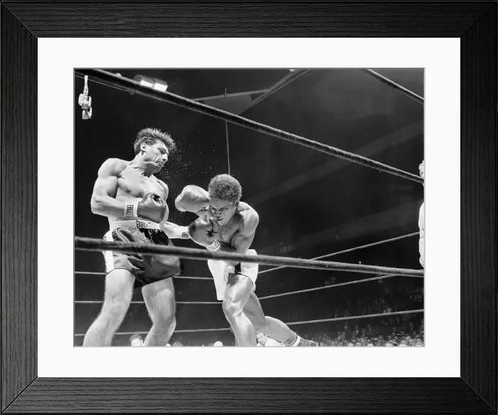 Framed Print : Eduardo Lausse Punching Milo Savage