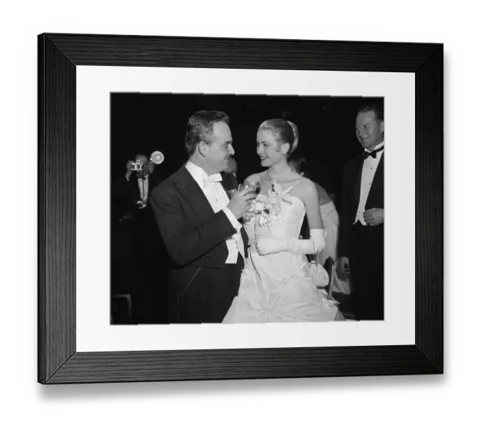 Framed Print : Grace Kelly And Fiance Prince Rainier Framed Print : Grace Kelly And Fiance Prince Rainier