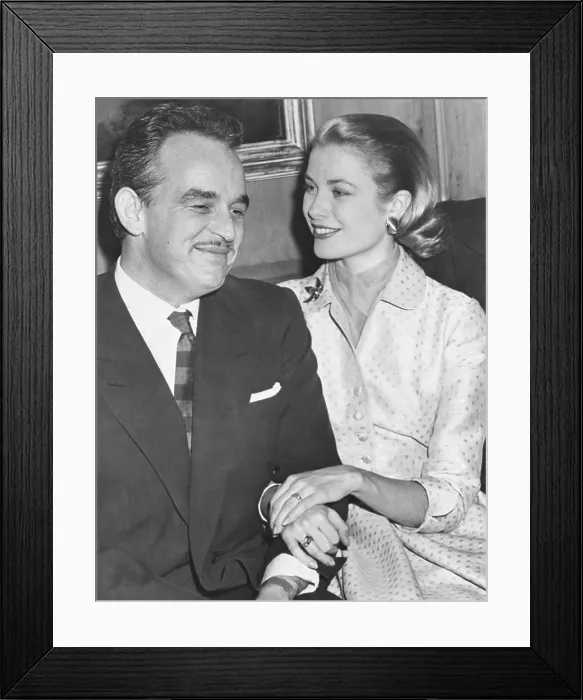 Framed Print : Prince Rainier and Grace Kelly Framed Print : Prince Rainier and Grace Kelly