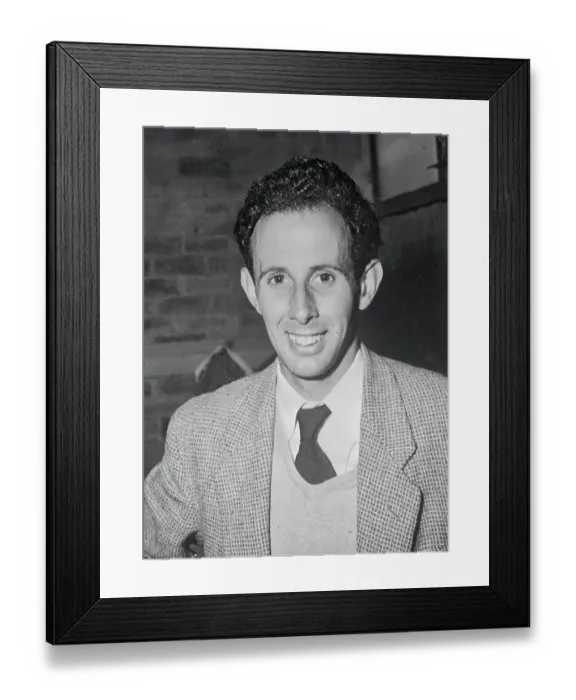 Framed Print : Portrait of John Landy Framed Print : Portrait of John Landy