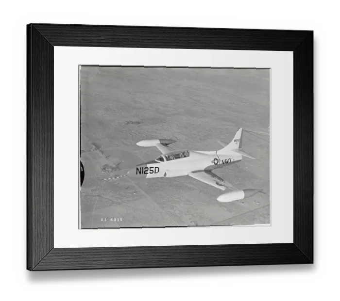Framed Print : LockHeed T2V-1 Jet Saring Through Sky Framed Print : LockHeed T2V-1 Jet Saring Through Sky