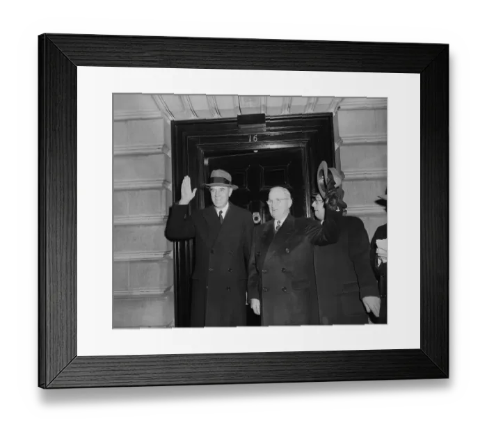 Framed Print : Portrait of Harry Truman and Averell Harriman Framed Print : Portrait of Harry Truman and Averell Harriman