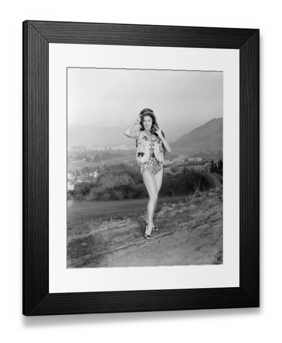 Framed Print : Portrait of Mara Corday