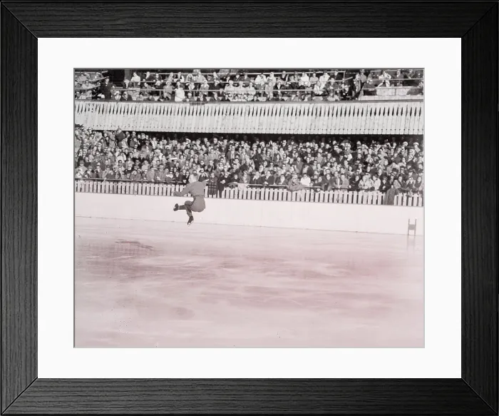 Framed Print : David Jenkins Figure Skating in 1956 Olympics Framed Print : David Jenkins Figure Skating in 1956 Olympics