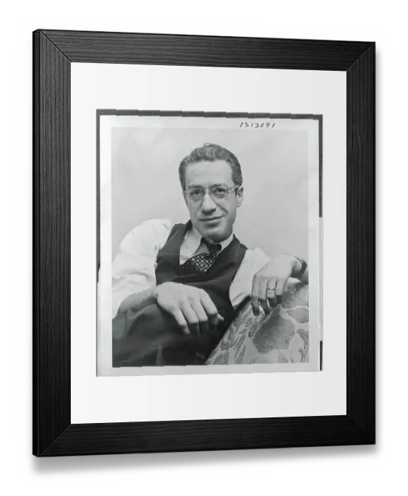 Framed Print : Writer John Bartlow Martin Framed Print : Writer John Bartlow Martin