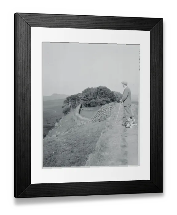 Framed Print : View of Hadrians Wall