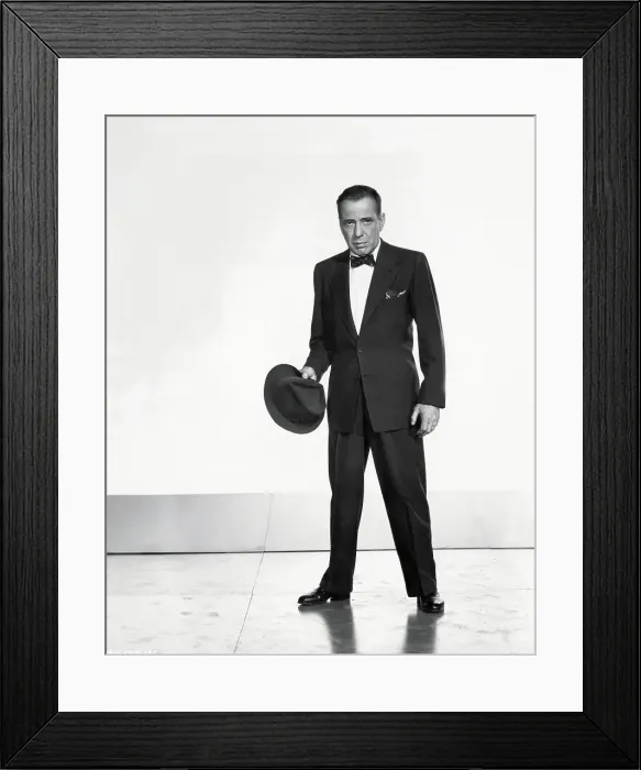 Framed Print : Portrait of Humphrey Bogart Framed Print : Portrait of Humphrey Bogart