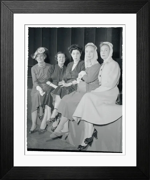 Framed Print : Silent Screen Stars of Radio Sitting Together Framed Print : Silent Screen Stars of Radio Sitting Together