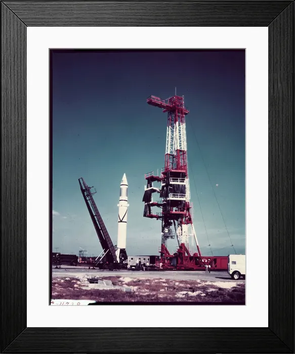 Framed Print : View of US Army Redstone Guided Missile Framed Print : View of US Army Redstone Guided Missile