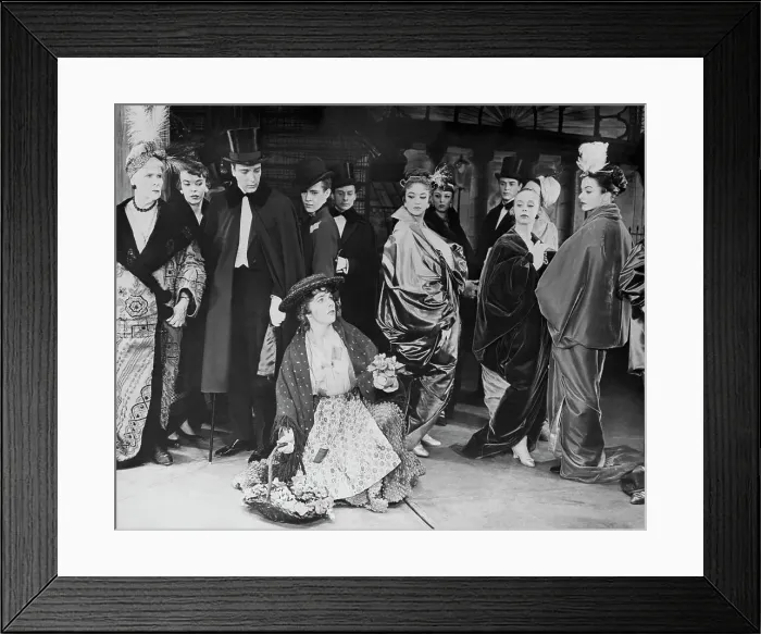 Framed Print : Julie Andrews on Stage in My Fair Lady