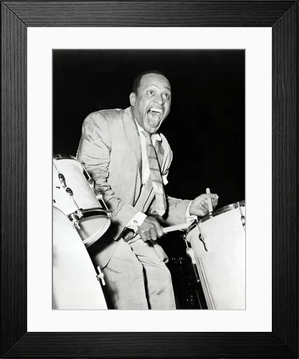 Framed Print : Lionel Hampton in London's Empress Hall Framed Print : Lionel Hampton in London's Empress Hall