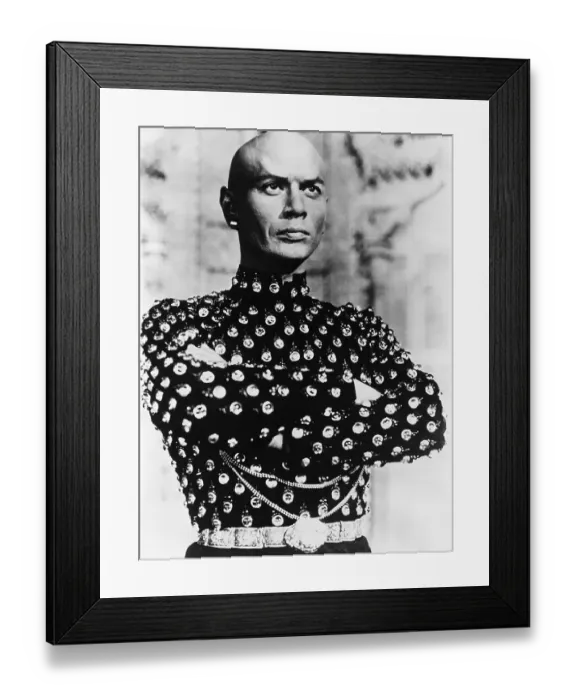 Framed Print : Yul Brynner as King Mongkut in The King And I Framed Print : Yul Brynner as King Mongkut in The King And I