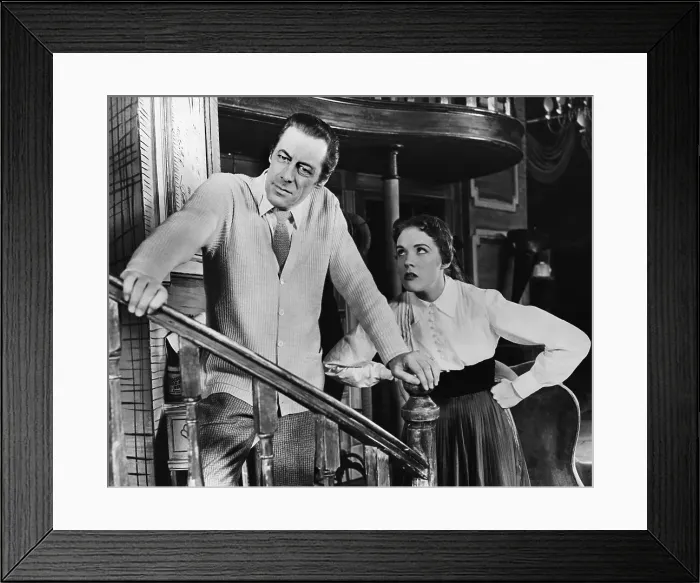 Framed Print : Julie Andrews and Rex Harrison in My Fair Lady Framed Print : Julie Andrews and Rex Harrison in My Fair Lady