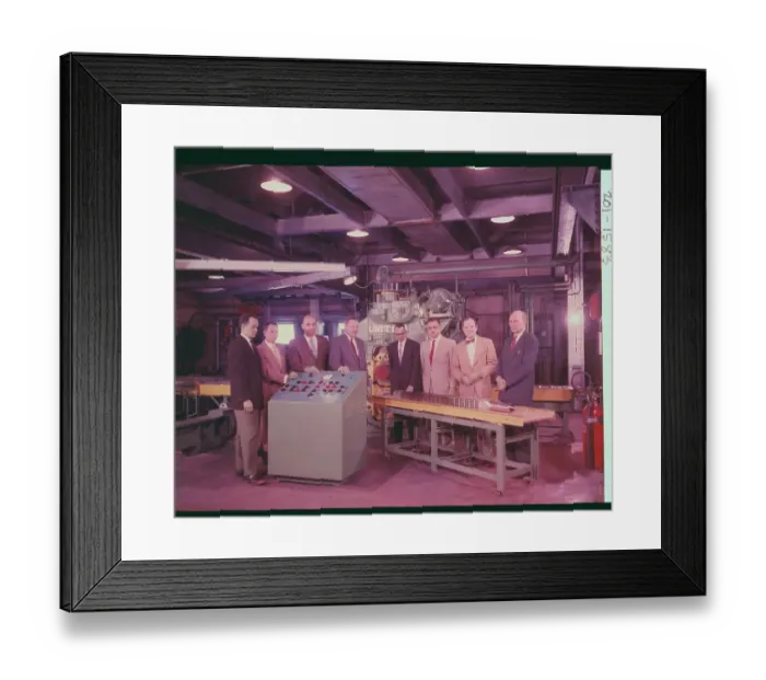 Framed Print : Employees at Boiling Water Reactor Mechanisms Framed Print : Employees at Boiling Water Reactor Mechanisms