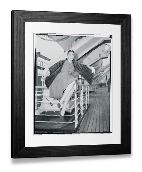 Framed Print : Portrait of Opera Singer Jean Madeira Framed Print : Portrait of Opera Singer Jean Madeira
